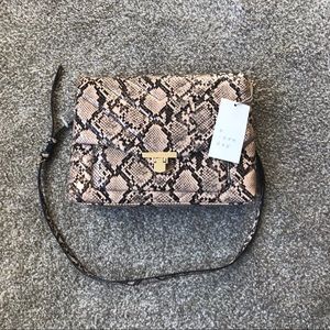 A New Day Snake Print Clutch Crossbody Bag